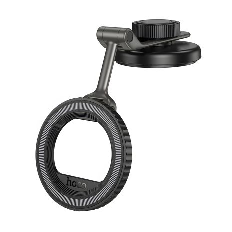 Hoco H77 Магнитный автодержатель, black-metal grey Hoco H77 Магнитный автодержатель, black-metal grey