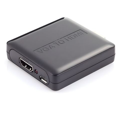 HDMI - VGA + R/L Конвертер PowerPlant (HDCVGA02-M)