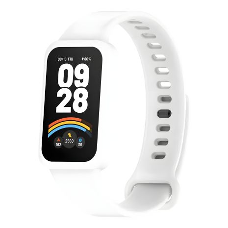 Ремешок для Xiaomi Mi Band 9 Активный Белый Дизайн Оригинал