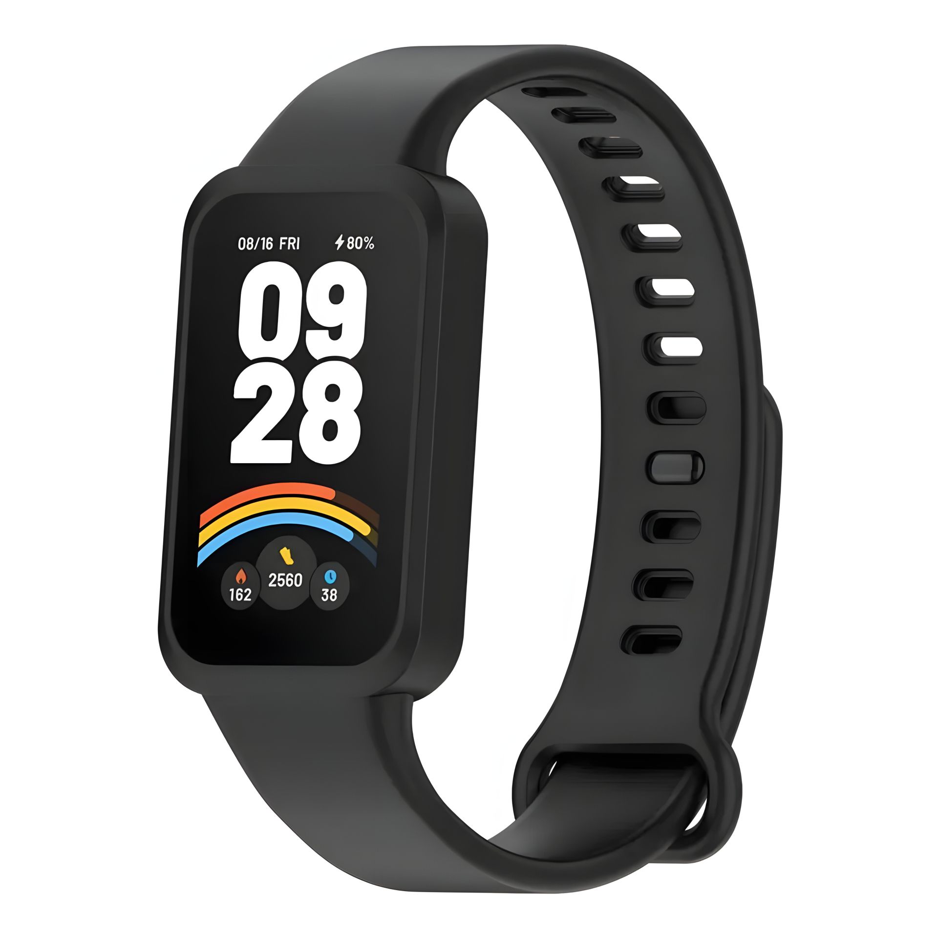 Ремешок для Xiaomi Mi Band 9 Активный Чёрный Дизайн Оригинал Ремешок для Xiaomi Mi Band 9 Активный Чёрный Дизайн Оригинал