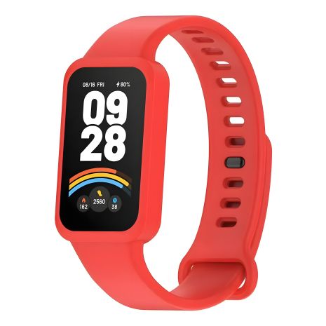 Ремешок для Xiaomi Mi Band 9 Активный Красный Дизайн Оригинал