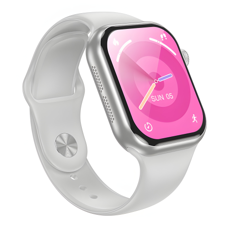 Смарт годинник Borofone BD12 sports Smart watch (call version), BT5.0, 190mAh, 3-5d, Сріблястий
