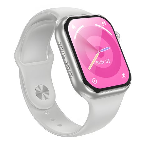 Смарт часы Borofone BD12 Спортивные Smart watch (версия для звонков) Серебро