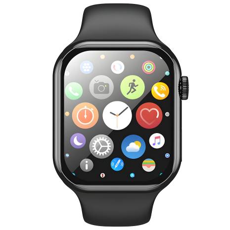 Смарт годинник Borofone BD12 sports Smart watch (call version), BT5.0, 190mAh, 3-5d, Чорний