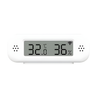 Температури та вологості датчик TH02 Pro з РК-дисплеєм, Wi-Fi 2.4G, Smart Life, Tuya Smart, 2хААА, White
