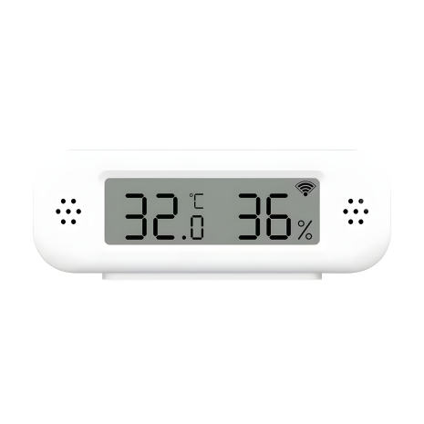 TH02 Pro Датчик температуры и влажности с дисплеем / Wi-Fi / SmartLife / Tuya / белый