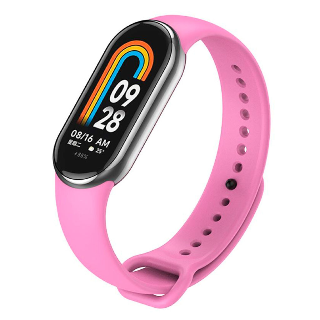 Ремешок для Xiaomi Mi Band 8/9/10 Original Design Shiny pink Ремешок для Xiaomi Mi Band 8/9/10 Original Design Shiny pink