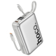 Повербанк Hoco Q39 20000mAh 22.5W+PD 20W + кабель 2в1 Type-C/ Lightning silver