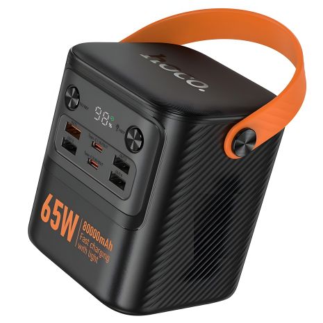 Повербанк Hoco J152 Pro, 80000 mAh, PD 65W, чорний