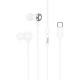 Наушники вакуумные Hoco M116 с микрофоном Type-C white