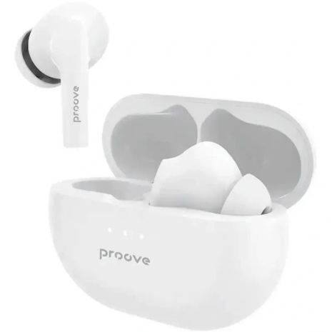 Навушники Proove Woop, TWS, ANC, IPX4, BT5.1, 30mAh/280mAh, 6h білий UA UCRF Навушники Proove Woop, TWS, ANC, IPX4, BT5.1, 30mAh/280mAh, 6h білий UA UCRF