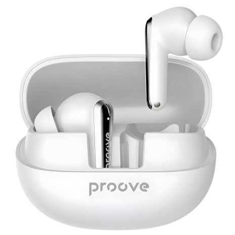 Bluetooth наушники Proove Blitz Earphones TWS with ANC white UA UCRF
