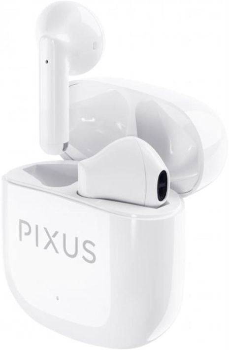 Навушники Pixus Muse, TWS, BT5.3, 37mAh/320mAh, 5h білий UA UCRF