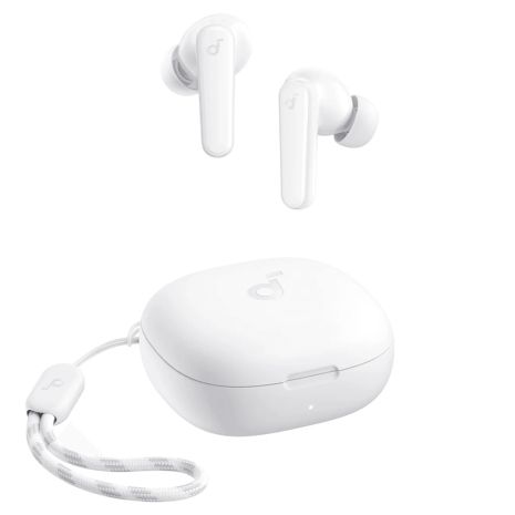 Anker SoundCore R50i Бездротові TWS навушники, IPX5, ENC, BT5.3, 10h, White UA UCRF Anker SoundCore R50i Бездротові TWS навушники, IPX5, ENC, BT5.3, 10h, White UA UCRF