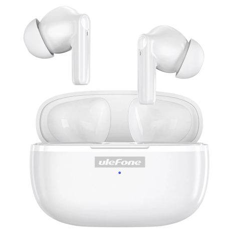 Белые наушники Ulefone TWS 5.1 Bluetooth Earbuds UA UCRF