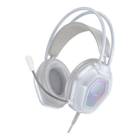 Ігрові дротові навушники Borofone BO110 Fight, USB, 3.5mm, 2m, сірі