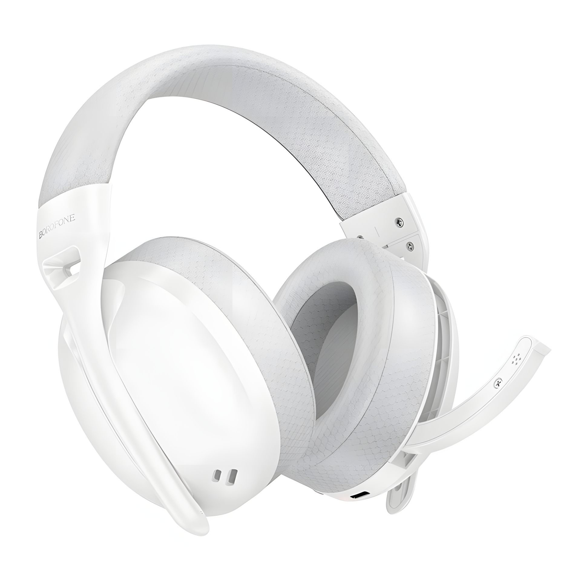 Игровые Наушники Magic light Borofone BO30 (Bluetooth, Type-C to 3.5 wired) Белый Игровые Наушники Magic light Borofone BO30 (Bluetooth, Type-C to 3.5 wired) Белый