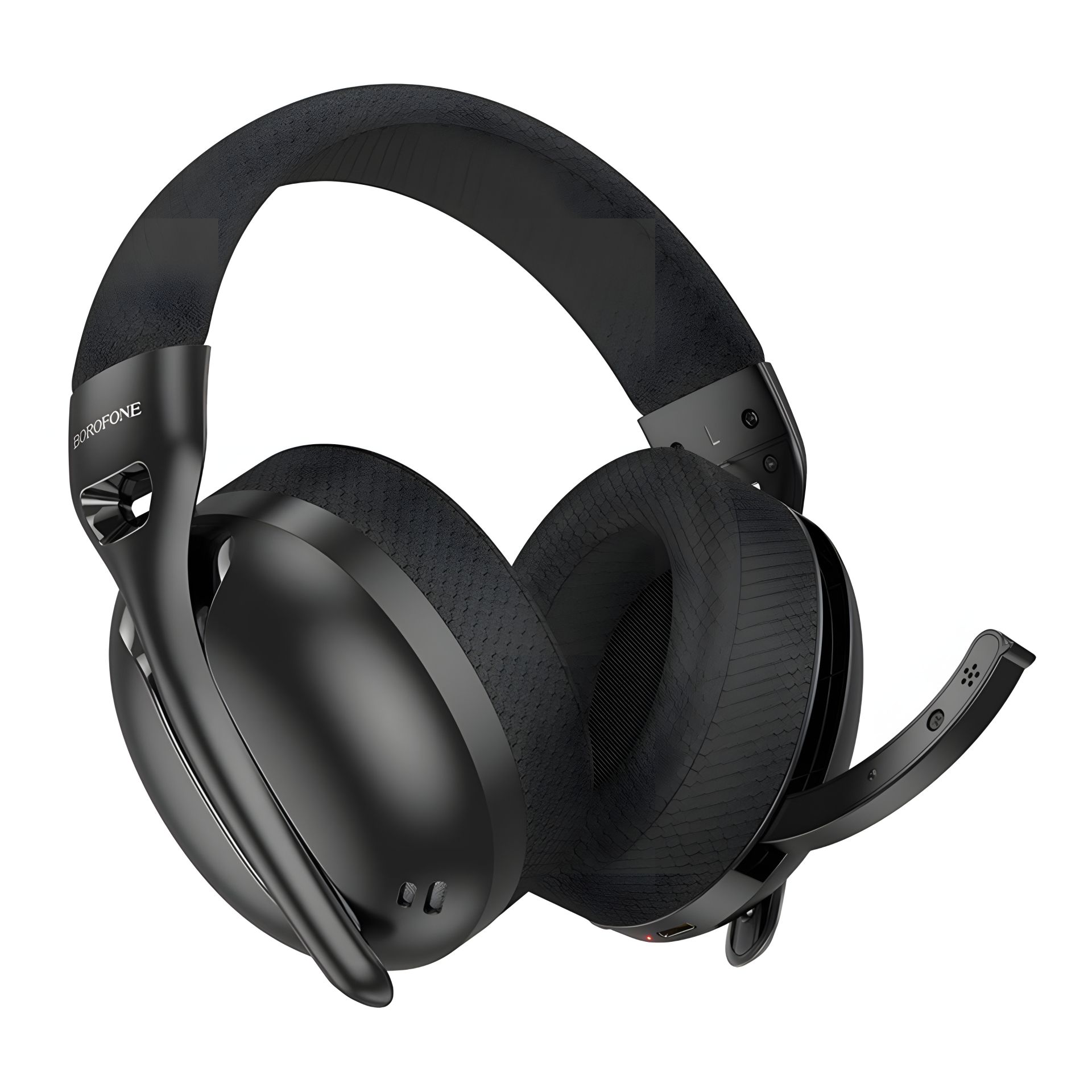 Бездротові накладні ігрові навушники Borofone BO30 Magic light (Bluetooth 5.4, Type-C to 3.5 wired) 400mAh, 32h, Чорний Бездротові накладні ігрові навушники Borofone BO30 Magic light (Bluetooth 5.4, Type-C to 3.5 wired) 400mAh, 32h, Чорний