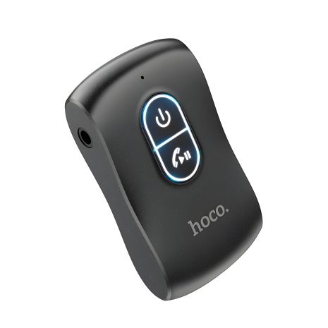 Ресивер/Трансмиттер 2в1 Hoco E73 Pro Journey Bluetooth AUX Black
