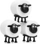 Підставка для туалетного паперу Sheeps S01K декоративна креативна (комплект 3 шт.) Black