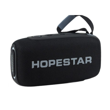 Колонка портативна HOPESTAR H67, RGB, TWS, IPX7, USB, AUX, TF, BT5.3, 30W, 3000mAh, 6-8h, Чорний