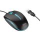 Hoco GM37 Wonderful миша, ігрова дротова luminous, USB, 800-2400DPI, 1.4m, Чорний