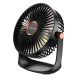 Вентилятор BOROFONE DBF02, Desktop Fan Cool with Light, 2400mAh, 5 speed, Abbient Light, 10h, чорний