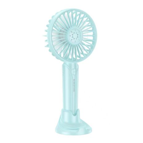 Precious вентилятор BOROFONE DBF01, Handheld small fan, 1200mAh, 3 speed, 4h, синій