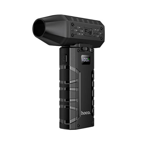 Force вентилятор HOCO FAN HX67, 3000mAh, LED, 100 Speed, 3.5h, чорний