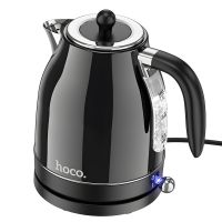Електрочайник HOCO retro електричний kettle HE10 | 1.7L, 1850-2200W | black