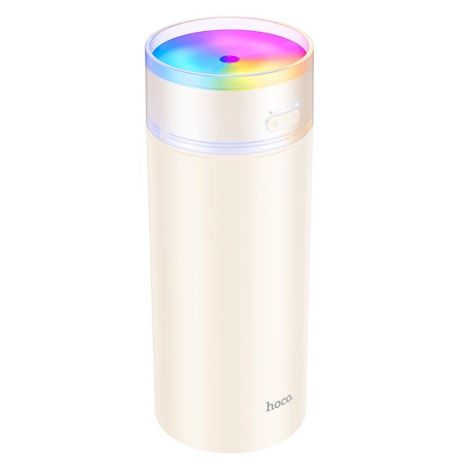 Зволожувач HOCO HX32, Single spray humidifier, 0.5L, 1800mAh, 4-6h, бежевий Зволожувач HOCO HX32, Single spray humidifier, 0.5L, 1800mAh, 4-6h, бежевий