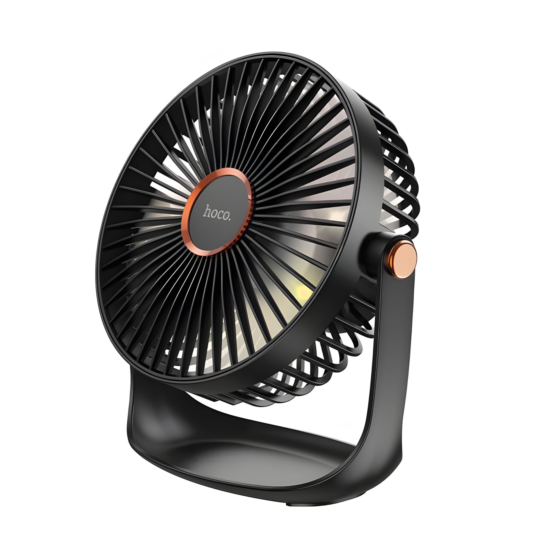 Вентилятор HOCO Cool DF12 |5 speed, Abbient Light, 10h| Черный desktop fan with light Вентилятор HOCO Cool DF12 |5 speed, Abbient Light, 10h| Черный desktop fan with light
