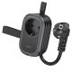 Hoco NS6 мережевий подовжувач-зарядний пристрій, 2 USB, Type-C, 1 розетка, 1.1 м, black