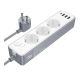 Подовжувач мережевий Borofone BAC9, PD20W, 1C3A, EU, 3м, Білий