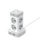 Подовжувач мережевий XO WL21, Tower Shaped, 8AC розеток, 3USB-A, 1Type-C, 2м, білий