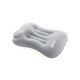 Надувная кемпинговая подушка BISINNA для шеи и поясницы серого цвета Надувная кемпинговая подушка BISINNA для шеи и поясницы серого цвета
