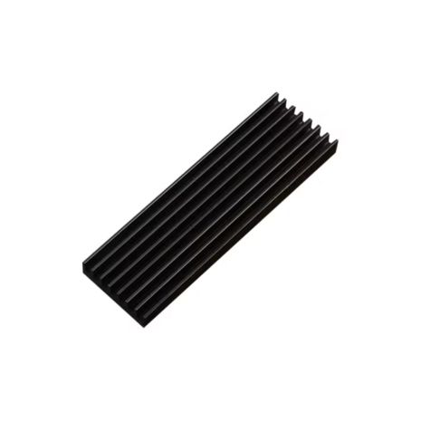 Радиатор для M.2 SSD Heatsink 2280 Solid State Hard Disk Aluminum Radiator with Thermal Silicone Pad PS5 Desktop PC NGFF NVME Black
