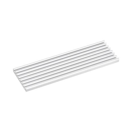 Радиатор для M.2 SSD Heatsink 2280 Solid State Hard Disk Aluminum Radiator with Thermal Silicone Pad PS5 Desktop PC NGFF NVME Silver