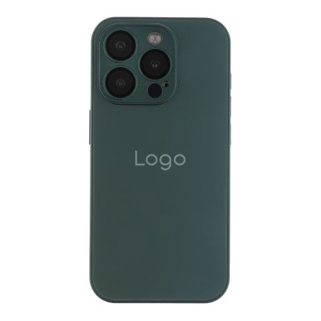 Чохол для iPhone 15 Pro AG-Glass Matte з об'єктивом для камери та Magsafe, Cangling Green