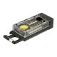 LED фонарик S030-5 с боковой подсветкой, магнитным креплением и солнечной панелью 500 mAh аккумуляторный черный