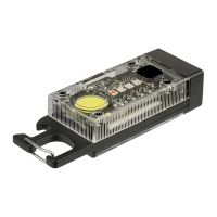 LED фонарик S030-5 с боковой подсветкой, магнитным креплением и солнечной панелью 500 mAh аккумуляторный черный