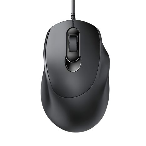 Чёрная USB мышь T-Wolf V2