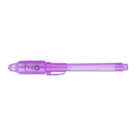 Невидима ручка IP01TPU ультрафіолетове чорнило з УФ-ліхтариком, Purple