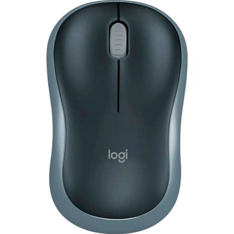 Бездротова миша Logitech M185, 2.4GHz, 1000DPI, 1xAA, Black-Grey
