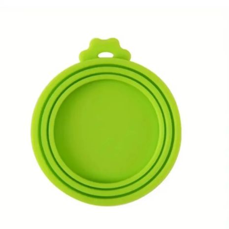 Крышка для консервных банок силиконовая универсальная 3 размера Green
