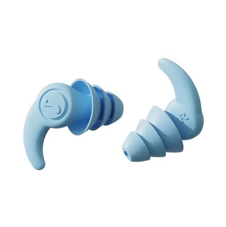 Шаркообразные ушные затычки, трехуровневые, водонепроницаемые, кейс, голубые