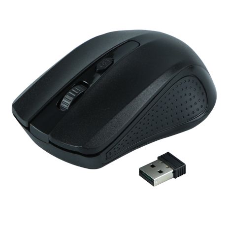 Бездротова миша JEQANG JW-209, 2.4G, 1600DPI, 1xAA, Чорна