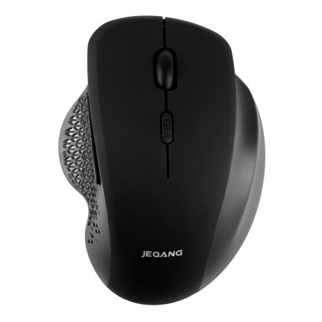 JEQANG JW-D221 Bluetooth/2.4G Wireless Dual-mode Mouse, 800-1600DPI, Чорний