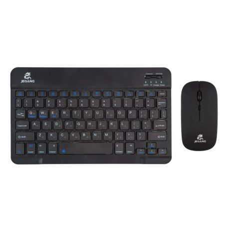 JEQANG JB-350 Bluetooth Wireless Keyboard and Mouse, Чорний