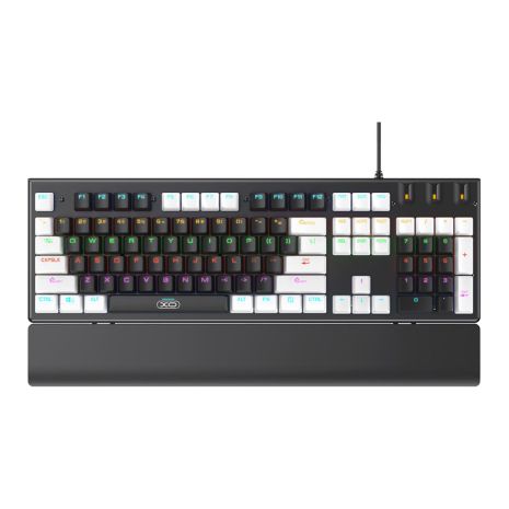 Клавіатура та миша XO KB-06 mixed color luminous mechanical Чорний мікс Клавіатура та миша XO KB-06 mixed color luminous mechanical Чорний мікс